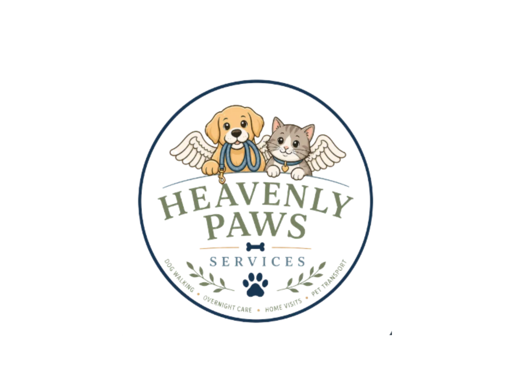 Heavenly Paws Pet Care Services logo