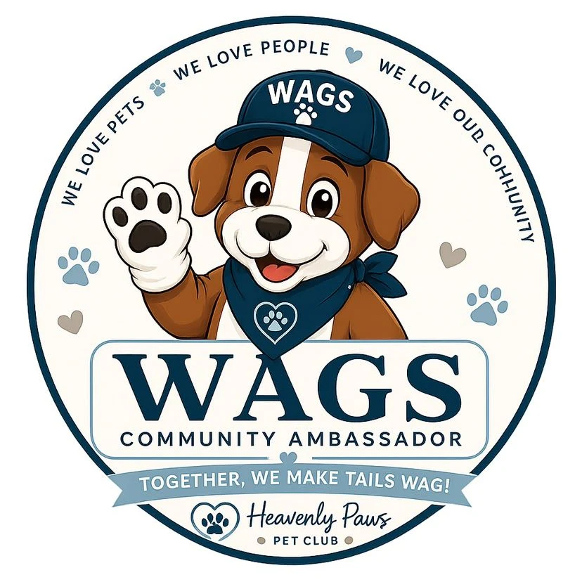 WAGS Community Ambassador — Heavenly Paws Pet Club official logo